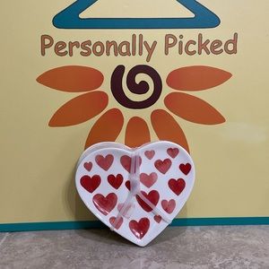 Maxcera HEART Shaped Appetizer Plates